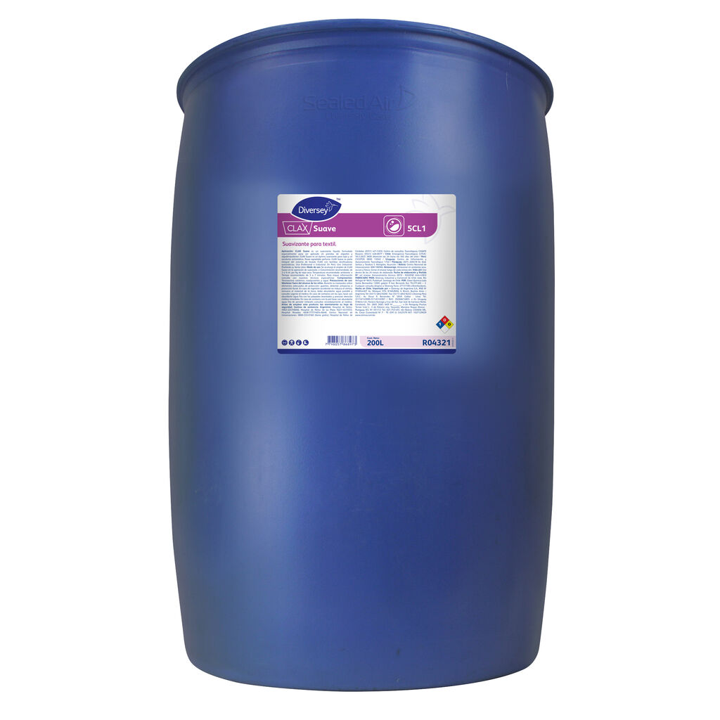 CLAX SUAVE 5CL1 200L - SUAVIZANTE PARA TEXTIL